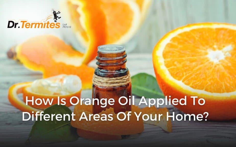 How Is Orange Oil Applied to Different Areas of Your Home?